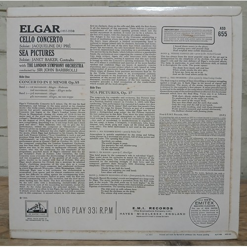 4 - Elgar, Jacqueline Du Pré, Sir John Barbirolli, London Symphony Orchestra, Janet Baker ‎– Cello Conce... 