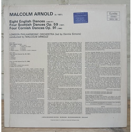 9 - Malcolm Arnold, London Philharmonic Orchestra – English, Scottish & Cornish Dances, stereo LP, UK 19... 