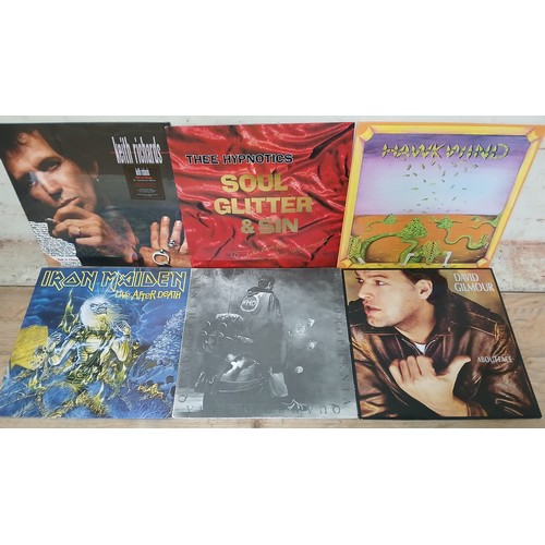 94 - Six assorted LPs comprising: Keith Richards - Talk is Cheap sealed, Thee Hypnotics - Soul Glitter & ... 