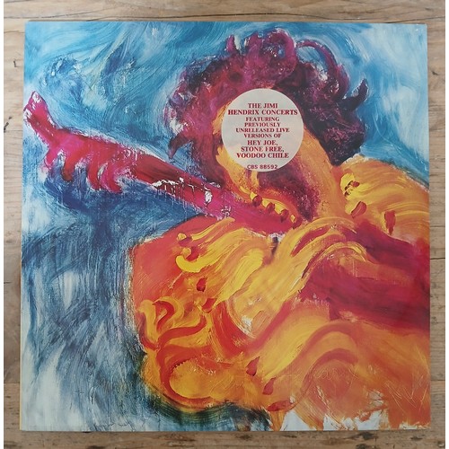 76 - Four Jimi Hendrix LPs comprising Hendrix in the West, The Jimi Hendrix Concerts and Band of Gipsies ... 