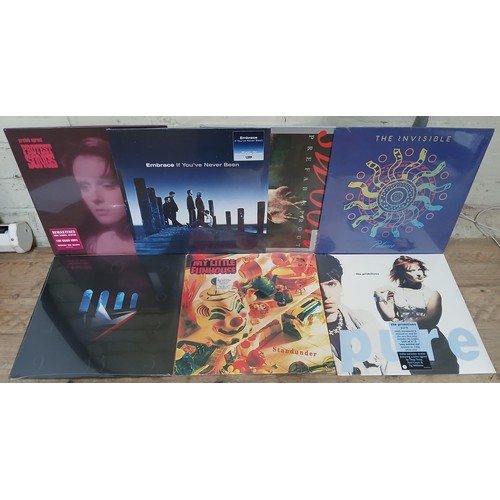 71 - Seven indie, electronic and pop factory sealed LPs and 12