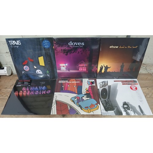 68 - Six mainly indie and alt rock factory sealed LPs comprising: Travis - 10 Songs, Doves - The Universa... 