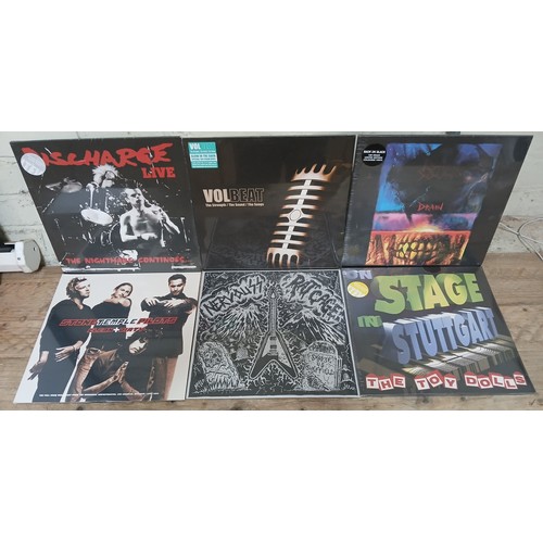 70 - Six metal, alt rock and punk factory sealed LPs comprising: Discharge - The Nightmare Continues, Vol... 