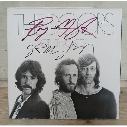 95 - The Doors - Other Voices, gatefold stereo LP, Germany 1971, Elektra ELK 42104 signed by Ray Manzarek... 