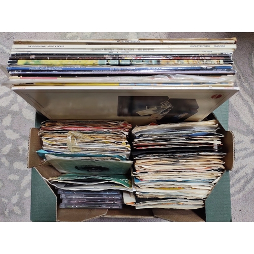 130 - A box of vinyl records, 7