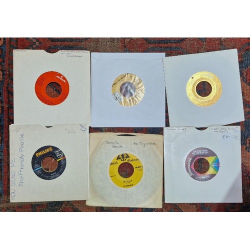 117 - An aluminium case of 1960s/1970s soul 45s on US labels.