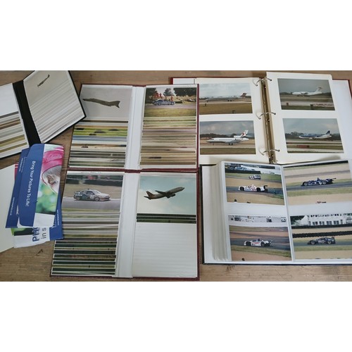 473 - Five albums of photographs including Lemans 2002, Oulton Park 1998, Waddington Air Show 1997, assort... 