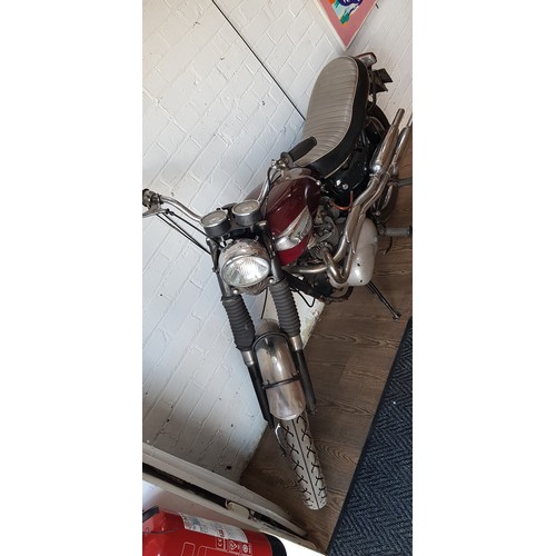 1 - A 1967 Triumph Trophy 500cc motorcycle, registration BVG 696E ONLY 8% BUYER'S PREMIUM + VAT, NORMAL ... 