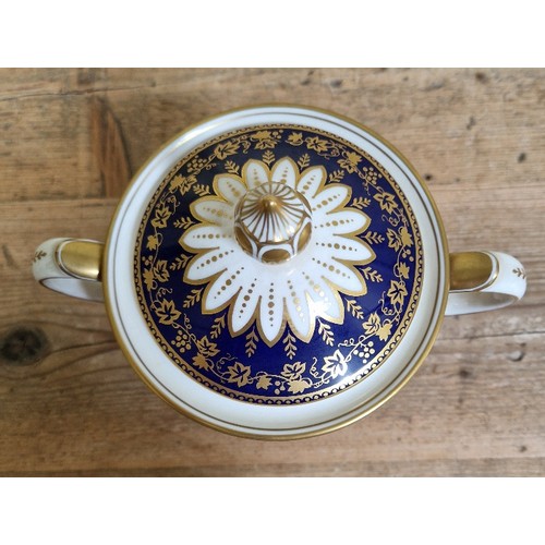 433 - A Royal Crown Derby commemorative loving cup 