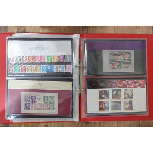 470 - Six albums of covers and stamps comprising an album containing approximately 50 Royal Mail Mint Stam... 