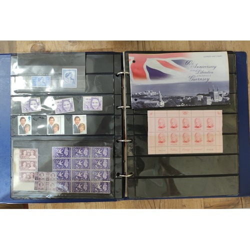 470 - Six albums of covers and stamps comprising an album containing approximately 50 Royal Mail Mint Stam... 