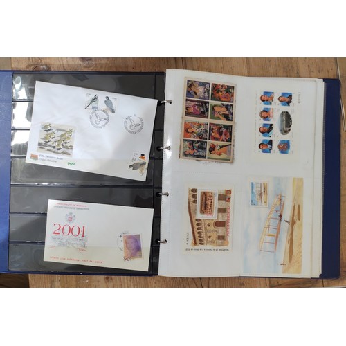 470 - Six albums of covers and stamps comprising an album containing approximately 50 Royal Mail Mint Stam... 