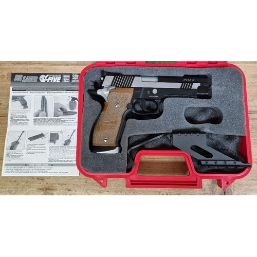 11 - A Sig Sauer X-Five P226 S 4.5mm calibre Co2 air BB gun, serial no.00640369, 22cm long, in hard case ... 