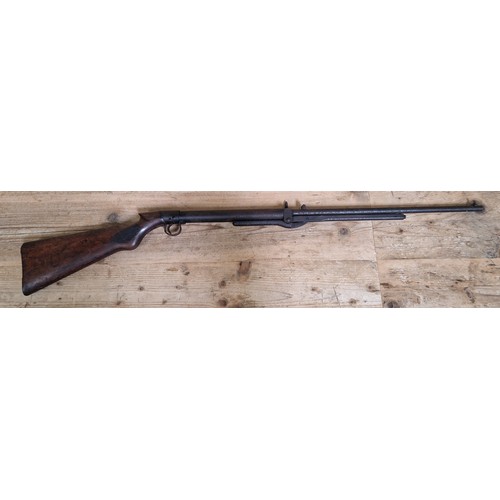 30 - A vintage under lever .22 calibre air rifle, 115cm long, serial no.S6611. (BUYER MUST BE 18 YEARS OL... 