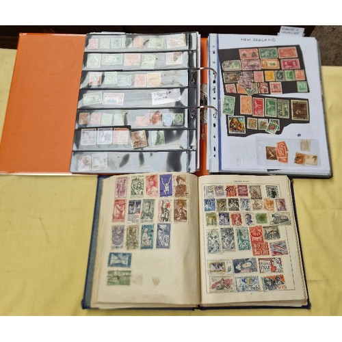 73 - Two stamp albums, GB, world and commonwealth collection, 19th/20th century, occupation stamps etc.