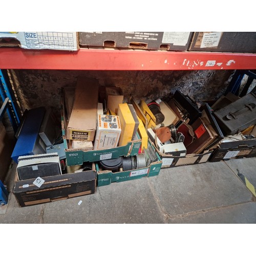 149 - 4 boxes of photographic equipment and darkroom accessories, including plate camera