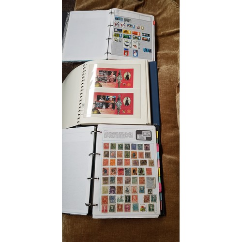 168 - A stamp collection, 13 albums, mainly 20th century commemorative, FDCs, Royal Mail Mint Stamp Presen... 