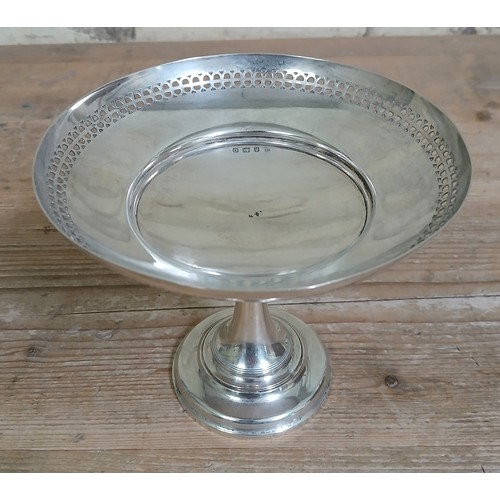 217 - A hallmarked silver tazza, height 13.5cm, weight 6.6ozt.