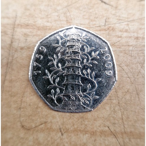 309 - A Kew gardens 50p coin.