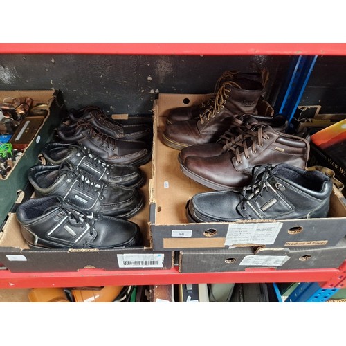 96 - Size 10 & 11 shoes and boots including Dr Martens, Rockport & Kickers.