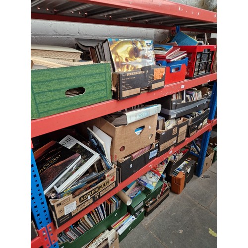 89 - Approx 26 boxes of books, magazines etc including model railway, travel, steel railway, photography ... 