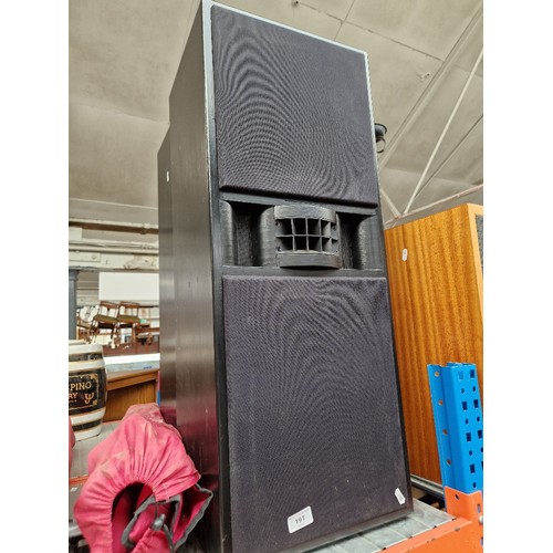 191 - A large pair of hi fi speakers