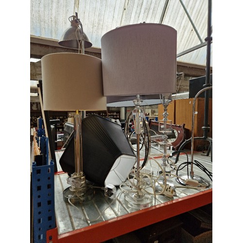 186 - 5 table lamps