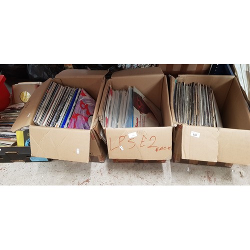 238 - Four boxes of LPs, 7