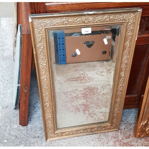 498 - An early 20th century gilt framed mirror.