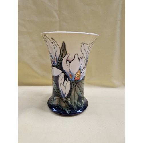 470 - Moorcroft Mississippi Magnolia limited edition vase 27/200, designed 2009 by Kerry Goodwin and signe... 