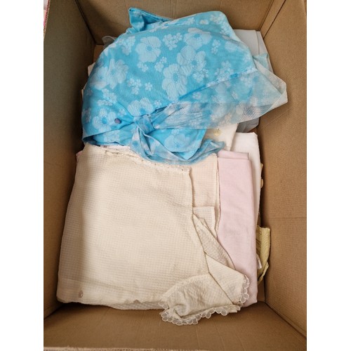 436 - A box of women's 1950s and 60s vintage blouses