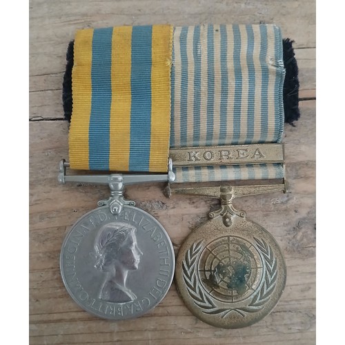 67 - Elizabeth II Korea War awarded to 821269 C.W. BONSER L.A.P.M. comprising Korea 1950-53 and UN medal ... 