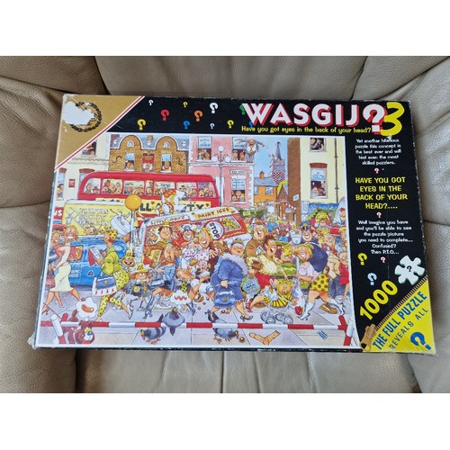 85 - A large collection of Wasgij puzzles, jigsaws, 3D puzzles, etc.