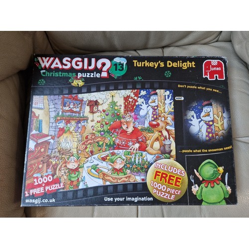 85 - A large collection of Wasgij puzzles, jigsaws, 3D puzzles, etc.