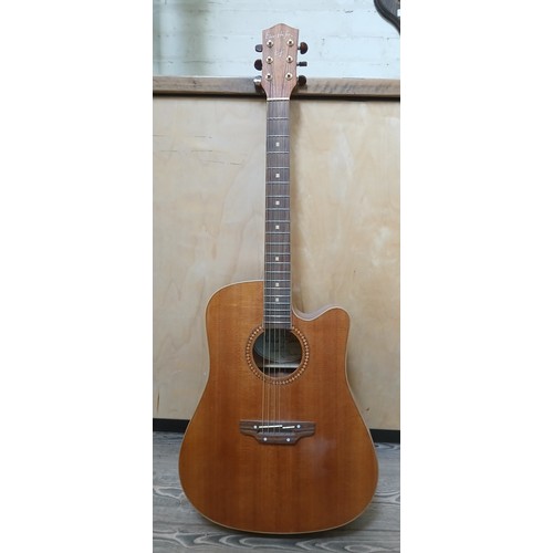 150 - An Earthfire Solar Flare electro-acoustic guitar, serial no. GA6090 SE.