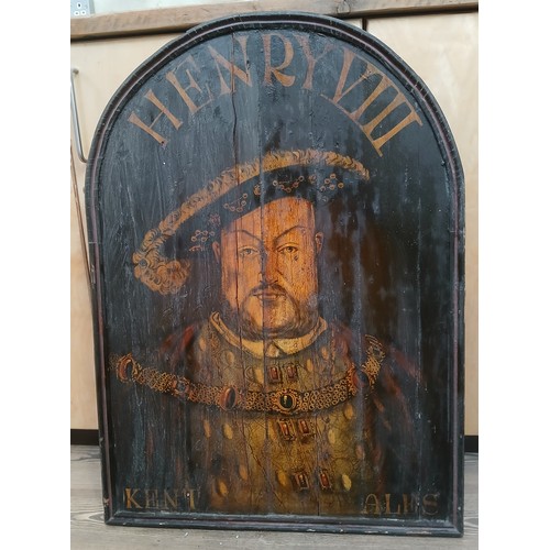 113 - A reproduction painted wood pub sign, 