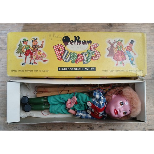 181 - Pelham string puppet in the form of Hansel complete with strings and box