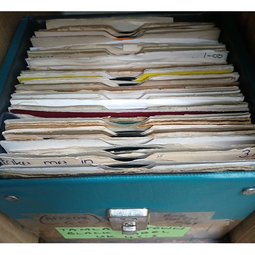 371 - A case of approximately 60 45s, Tamla Motown black UK labels.