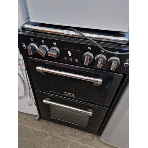 1023 - A Stoves double electric oven with gas hob