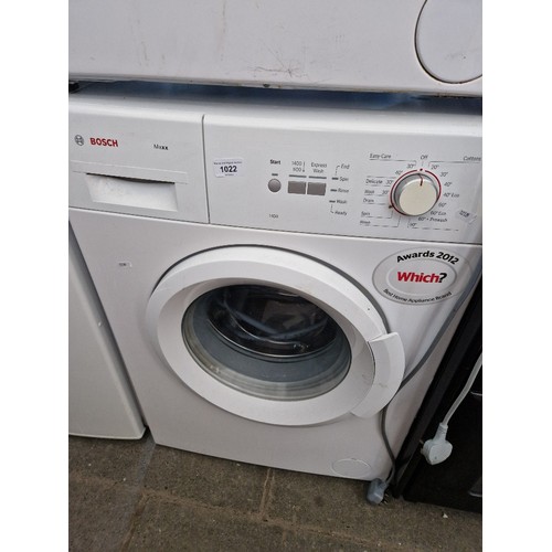 1022 - A Bosch MAXX 1400 spin washing machine