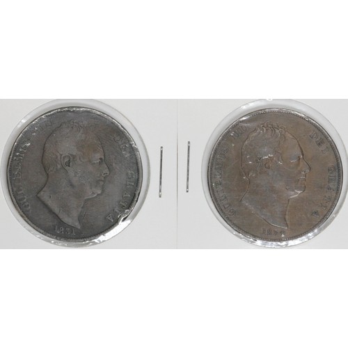 541 - Two William IIII pennies comprising of a 1831 & 1834.