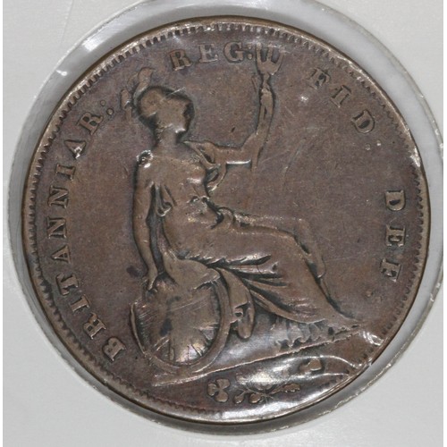 549 - A Victoria 1849 penny.