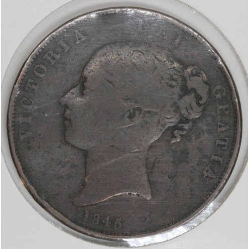 546 - A Victoria 1845 penny.