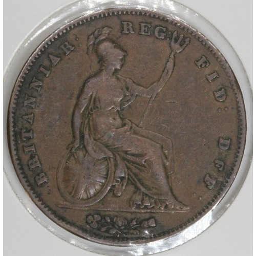 544 - A Victoria 1843 penny.