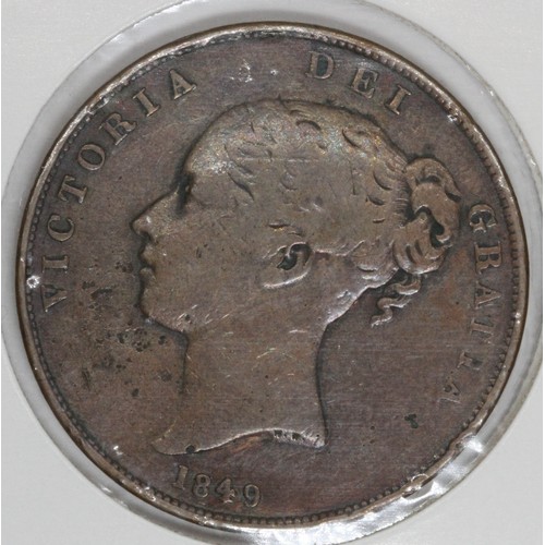 549 - A Victoria 1849 penny.