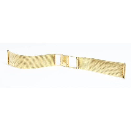 667 - An 18ct gold Vacheron Constantin watch strap, import marks, sponsor 'C&C', London 1965, maximum brac... 