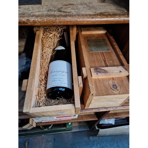 53 - Two bottles of 1983 Bourgogne presented on the occasion of the Lancashire Concorde by Ribble Motor S... 