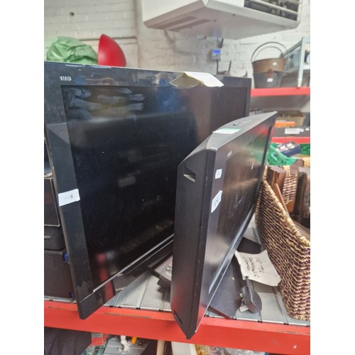 176 - A 19inch LCD TV with remote and a 32inch Panasonic LCD with remote