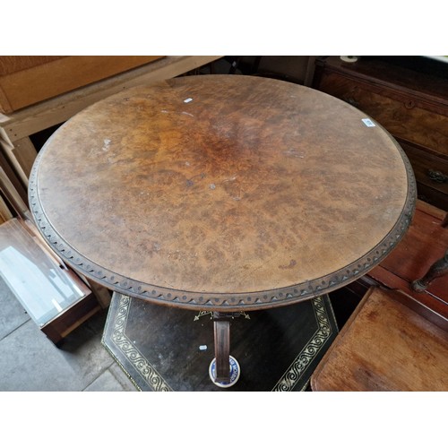 870 - A fine Reformed Gothic walnut occasional table, circa 1874, the designed attributed to Charles Bevan... 