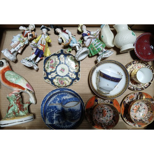 326 - A box of assorted pottery and porcelain, 19th century and later, various manufacturers.